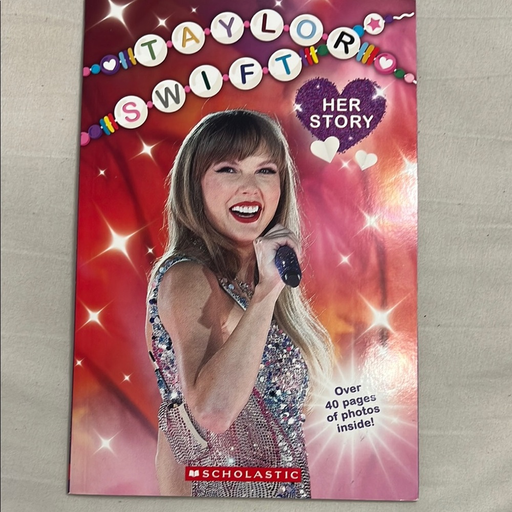 Scholastic Taylor swift  Red and Purple Her Story Book